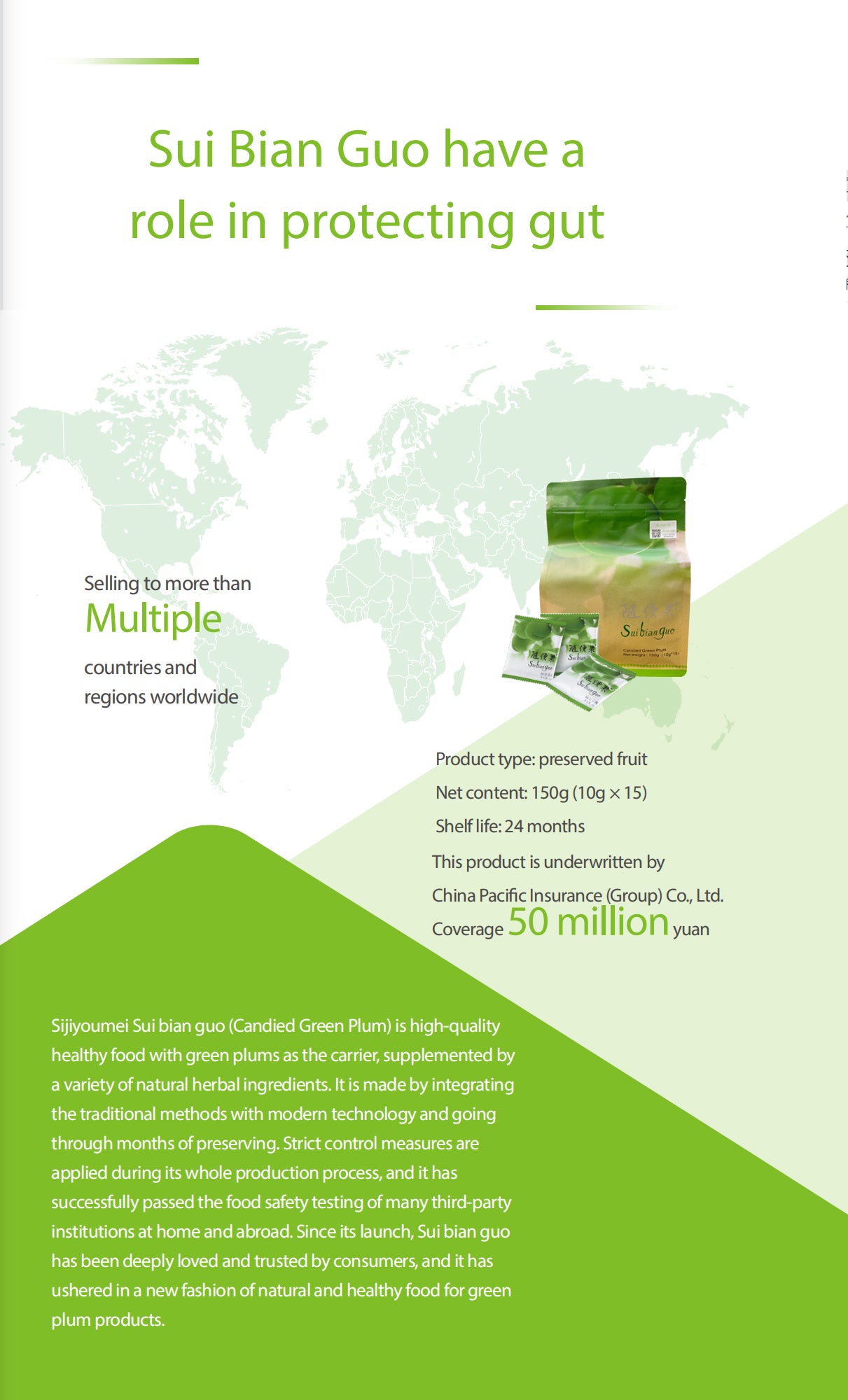 Suibianguo Candied Green Plum Global Version