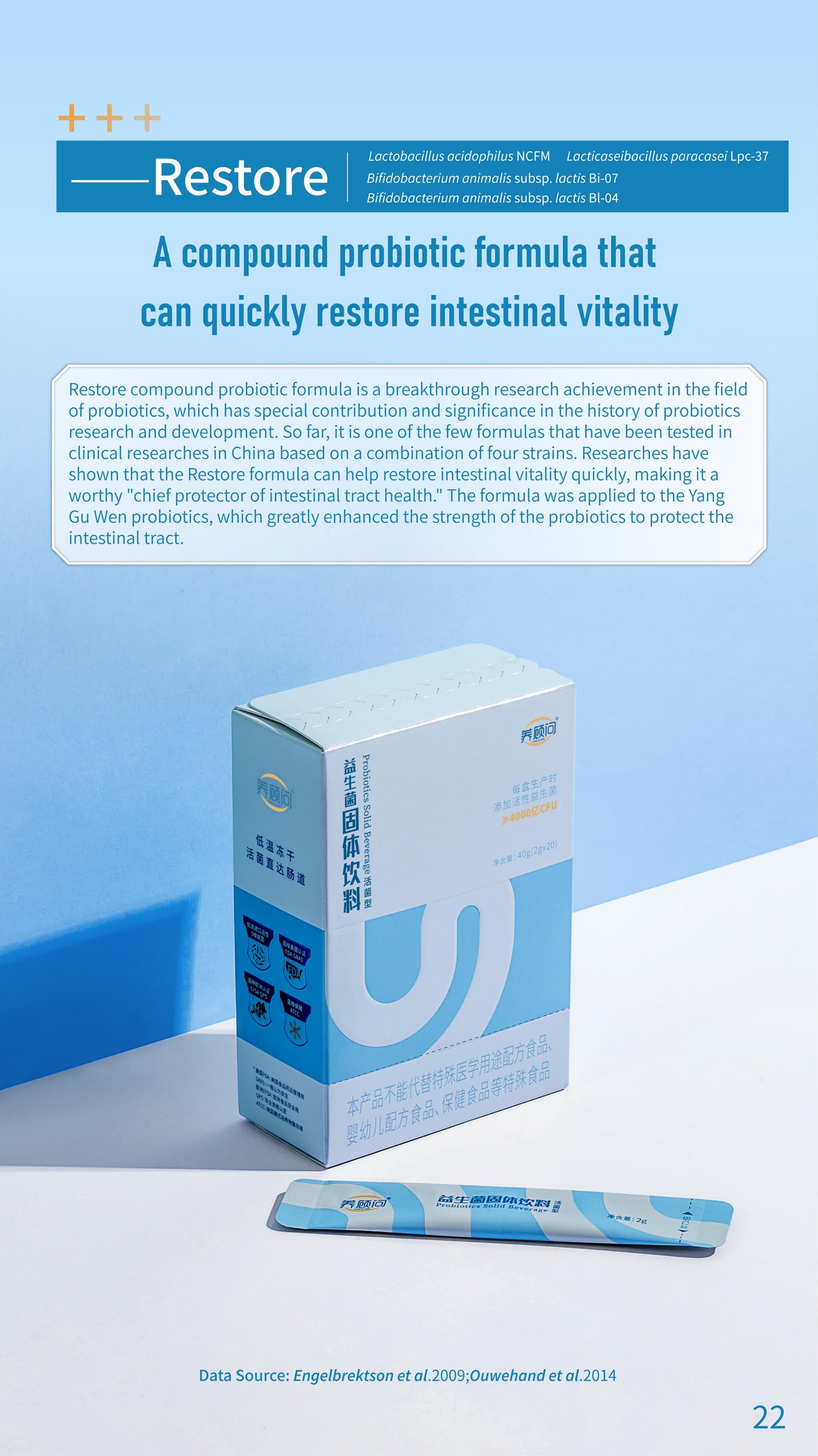 Probiotics Solid Beverage Associated R&D with IFF