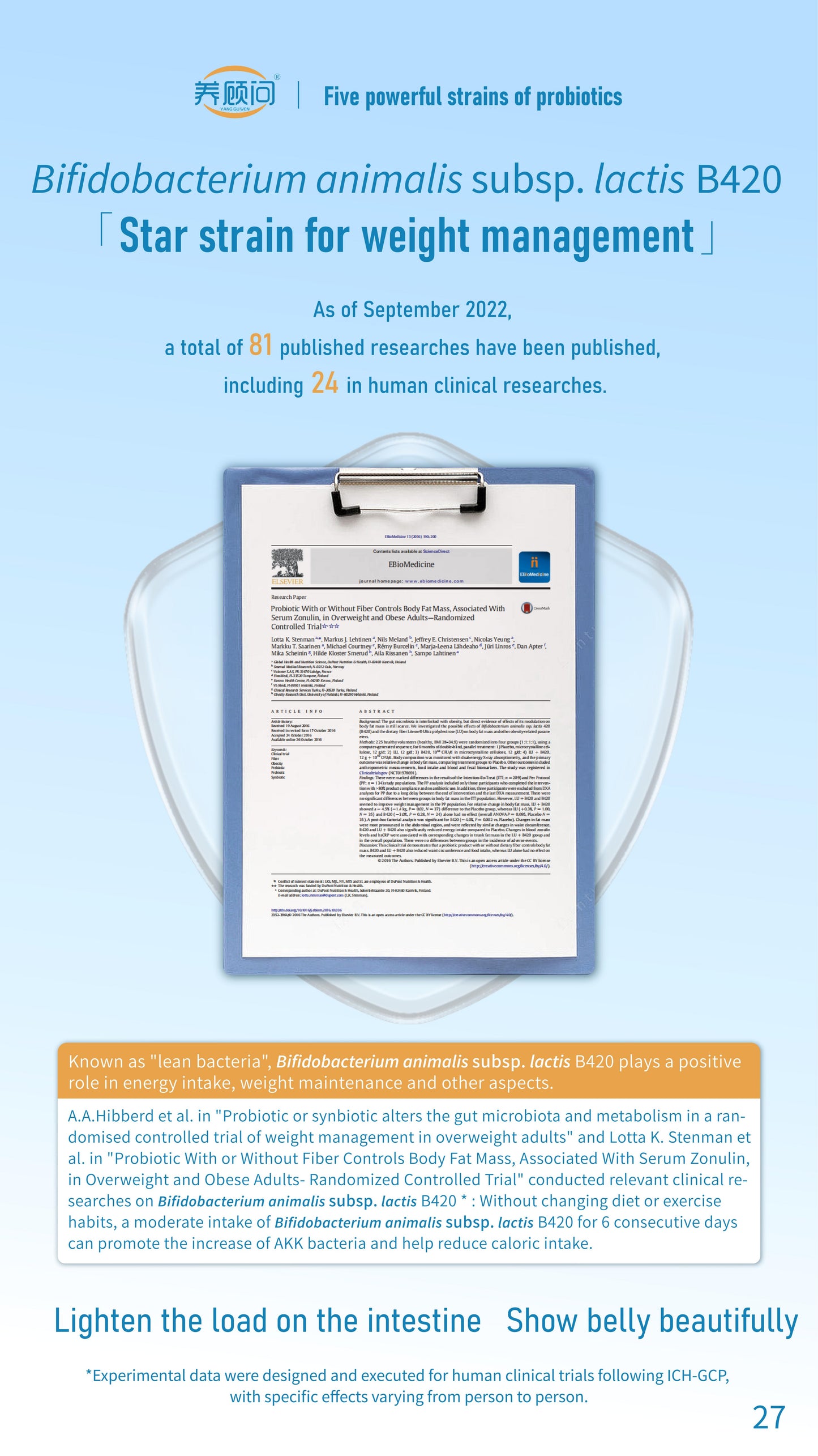 Probiotics Solid Beverage Associated R&D with IFF